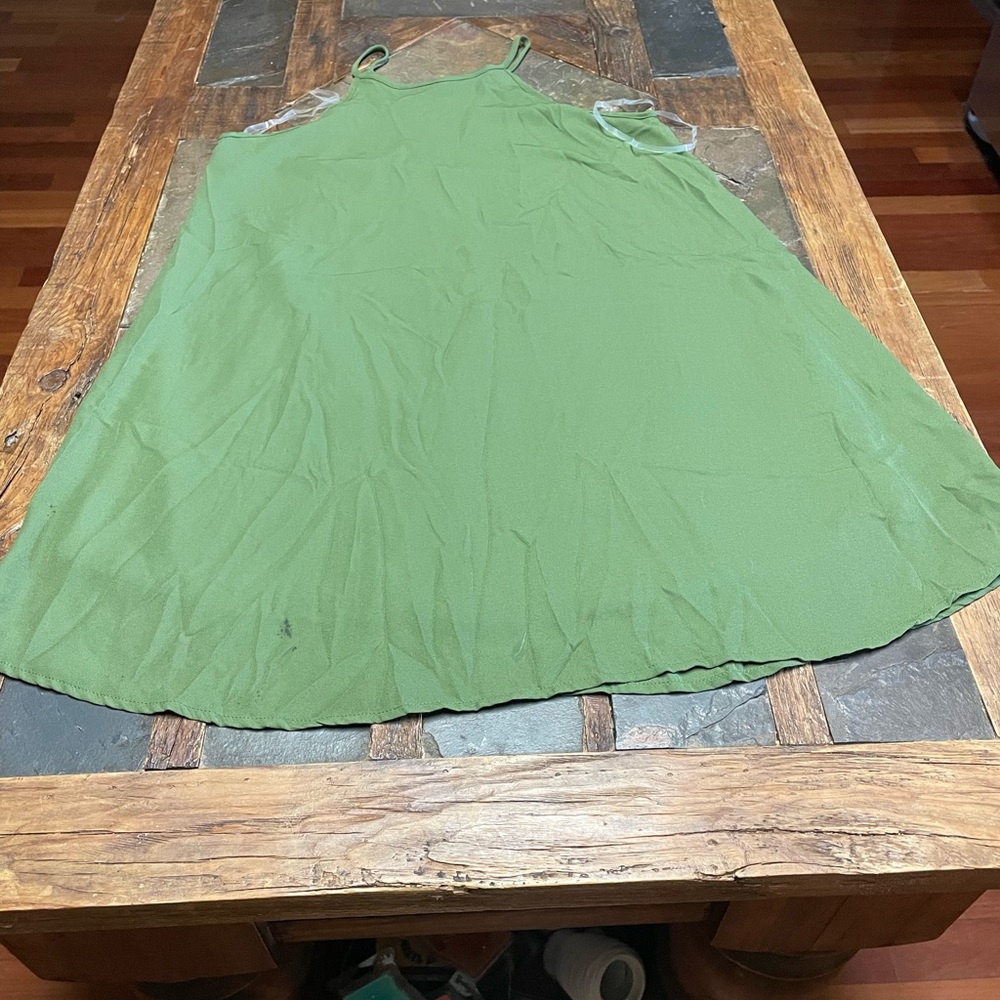 Fantastic Fawn green tank dress